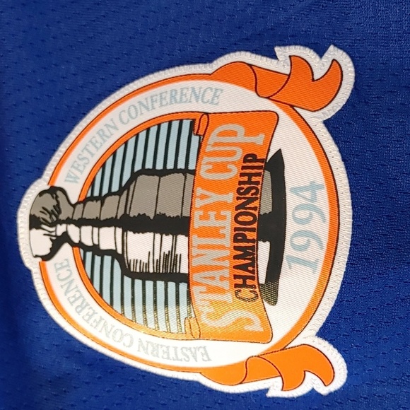 NWT Mitchell & Ness Blue Line Collection Rangers Messier Hockey Jersey 2XLB - Picture 6 of 11